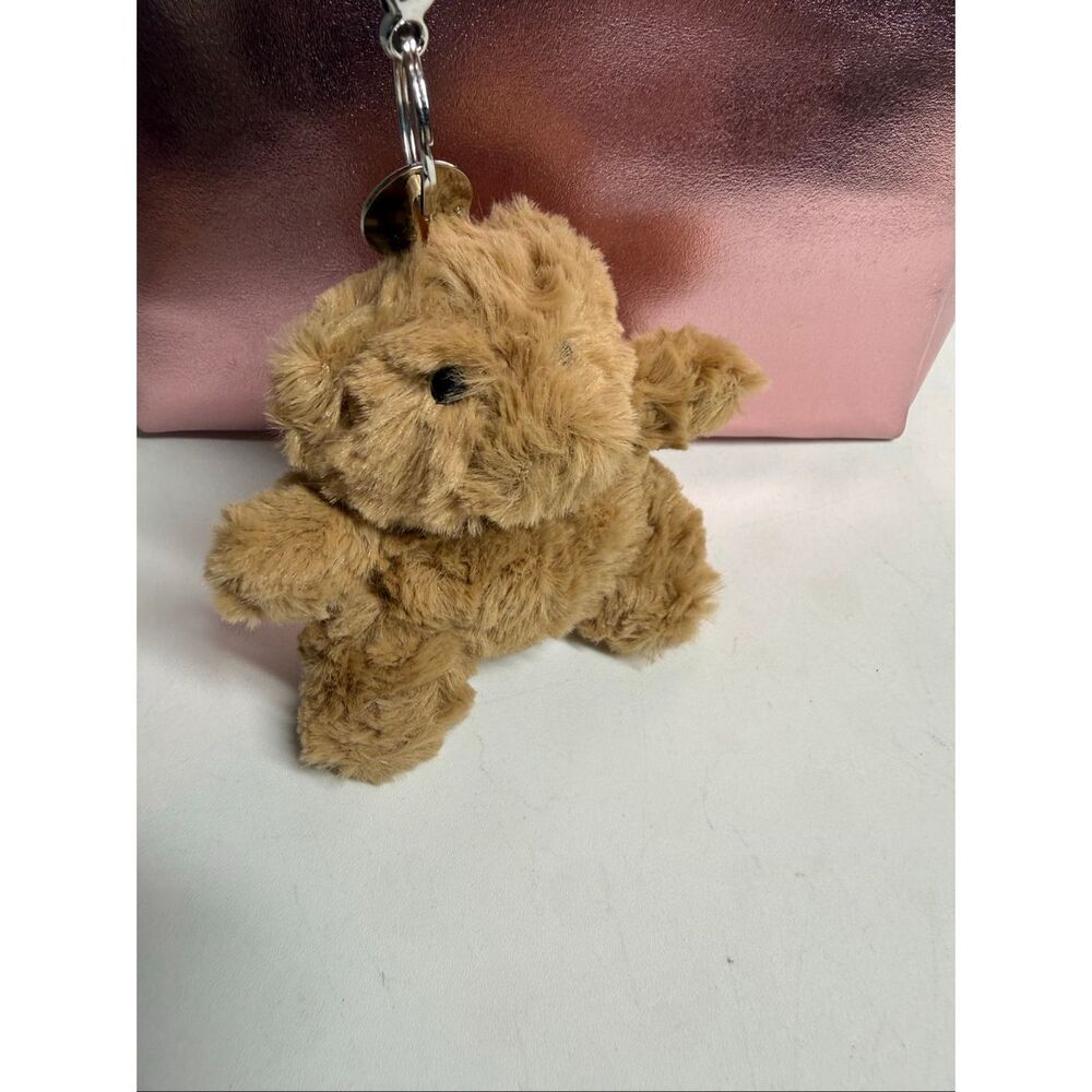 Jellycat Bartholomew Bear Bag Charm - Teddy Bear Plush Keychain - Picture 2 of 9